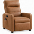 Elektrisch verstelbare relaxfauteuil met afstandsbediening, Cognac/Zwart, 90 x 96 x 103 cm